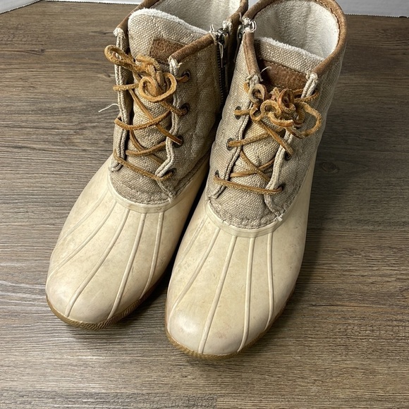 Sperry Women’s Wool Linen Duck Boot, size 9 - Picture 5 of 11